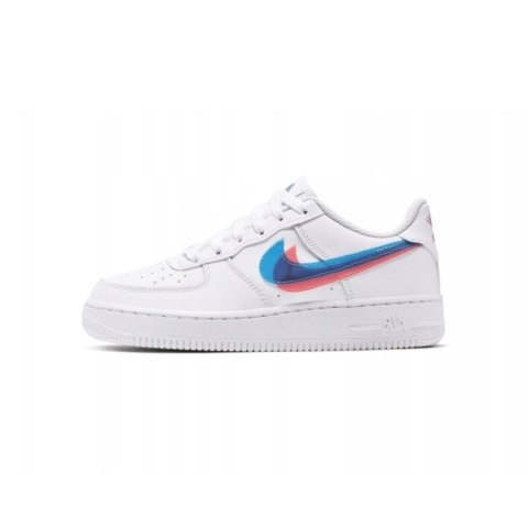 Nike air force 1 biało-fiioletowo-rozowe